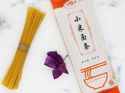 辽宁牧仁纯小米面条挂面小米冷面炒面凉拌面用面条400g粗粮健康面图3