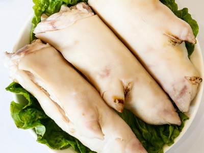 厂家批发猪副食品 人工火烧精品20斤/件 开边短猪蹄 量大从优图3