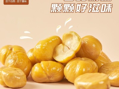 板栗仁批发厂家直销甘栗去壳即食油栗孕妇小零食熟制栗子一件批发图4