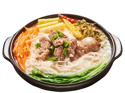 米粉65克方便速食独立包装厂家 OEM订购纯大米无添加米线图3