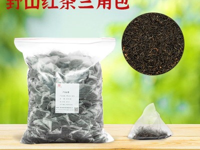后福百年三角包普洱熟茶铁观音红茶菊花茶5斤/袋可拿样图3