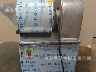 不锈钢鱼丸切片机 云南米线馆高效率小体积鱼豆腐虾丸切片设备图3