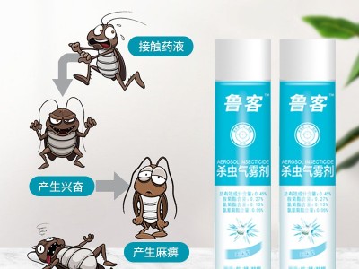 批发鲁客灭害灵家用杀虫剂灭蚊灭蝇药蟑螂喷雾剂杀虫气雾剂750ml图3