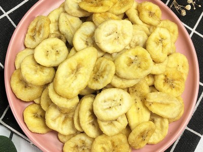 香蕉片 散装 果蔬干果蔬脆片香蕉干 即食香蕉脆片2kg/袋零食图3