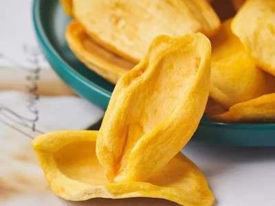 越南进口菠萝蜜干菠萝蜜脆片脱水非油炸零食大量批发整箱图3