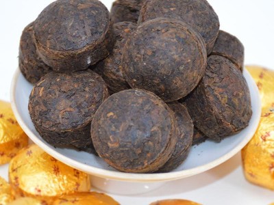 云南普洱茶熟茶原味迷你小金砖沱茶玉饼醇香方砖茶叶500g厂家批发图3