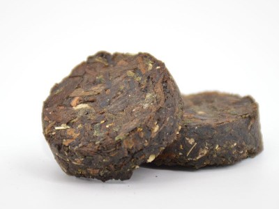云南普洱茶熟茶糯米香迷你小沱茶小玉饼金装饼茶叶500g厂家批发图2