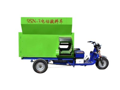 棚舍添草投料机混合搅拌牛羊草料喂料车养低噪音养殖场电动撒料车图5