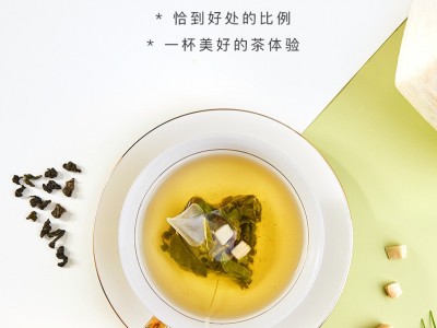一件包邮 茶里椰香乌龙茶三角袋泡茶椰果干果粒茶水果茶茶包图5