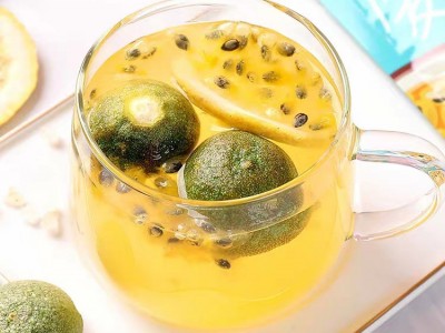 荟坊堂金桔百香果茶柠檬组合网红花果茶冻干百香果蜂蜜茶现货批发图2