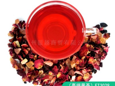 玫瑰车厘子水果茶500g樱桃玫瑰风味果粒茶调味茶花果茶原料供应图4