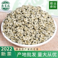 广西横县茉莉花茶厂 茉莉玉螺 女儿环 茉莉花龙珠茶批发 散装茶叶