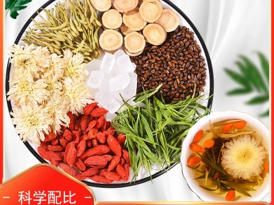 枸杞菊花茶养生茶叶淡竹叶金银花茶花草茶菊花决明子茶图3
