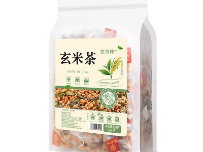 玄米茶大分量炒制糙米绿茶三角茶包袋泡茶现货批发日式玄米绿茶图5