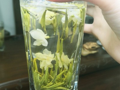 茉莉花茶碧潭竹蜀茗润飘雪茉莉花茶浓香2022新花茶500g散装茶叶图5