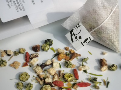 菊花雪梨茶三角茶包袋泡茶10泡60克无纺布茶包金桔枸杞茶冬季茶图2