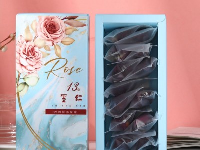 唐色恋人云南墨红玫瑰花冠茶27朵礼盒装玫瑰降落星球爱情如期而至图3