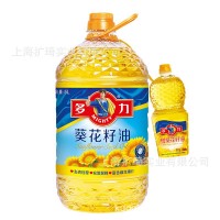 多力压榨葵花籽油5L送238ml小油健康食用油物理一级压榨桶装油