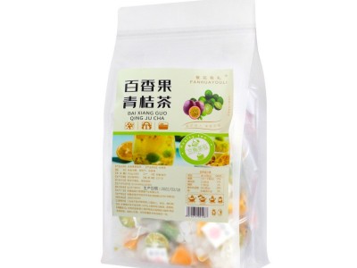 百香果青桔茶夏季水果茶 冻干百香果三角包茶包 代发金桔百香果茶图5