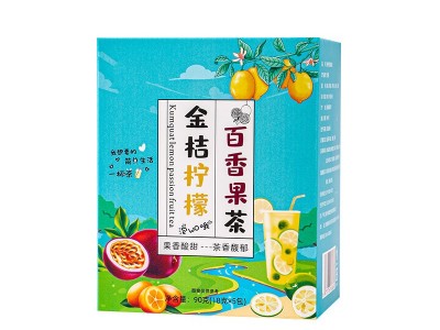 金桔百香果茶冷泡茶 柠檬片冰糖蜂蜜花果茶网红茶 维C夏日水果茶图4