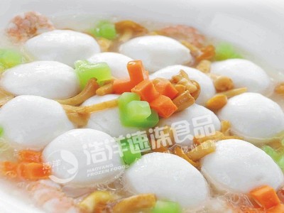 厂家直供 浩洋深海鱼丸冷冻鱼丸香港咖喱鱼蛋火锅烧烤肉丸关东煮图5