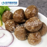 厂家直供 浩洋牛肉丸火锅烧烤关东煮潮汕风味牛杂麻辣烫肉丸子