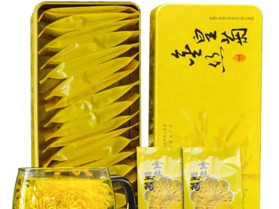 金丝皇菊花茶花草茶黄菊批发一朵一杯菊花泡开6厘米大量批发图2