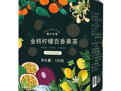 金桔柠檬百香果茶冻干柠檬组合水果茶冷泡茶夏季急单速发可代发图4