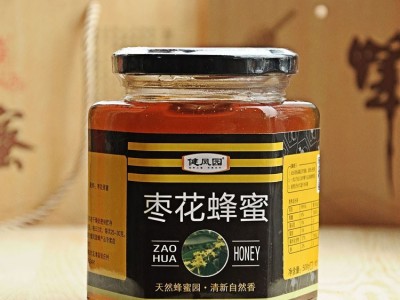 蜂场批发500克玻璃瓶装百花蜂蜜荆条花洋槐枣花向日葵椴树土蜂蜜图5