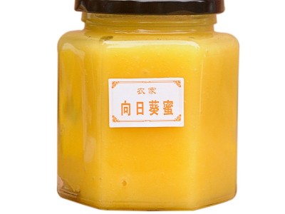 内蒙古向日葵花蜂蜜500g结晶蜂蜜批发瓶装一件代发支持贴标签图4