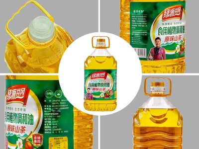 绿源井冈 原味山茶调和油 食用油5L 厂家直销餐饮压榨粮油图3