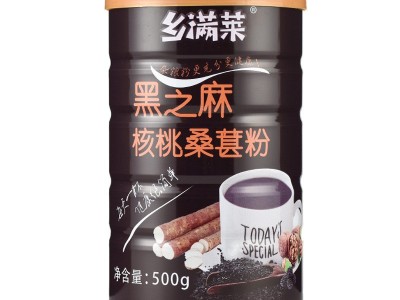 黑芝麻核桃桑葚黑豆粉芝麻糊五谷杂粮代餐粉一件代发冲调食品批发图4