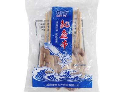 铭業鱿鱼串板70g*20串*5包 铁板鱿鱼串烧烤油炸食材水产冷冻商用图4