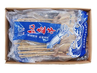 铭業鱿鱼串板70g*20串*5包 铁板鱿鱼串烧烤油炸食材水产冷冻商用图3