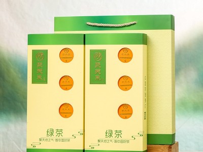 明前炒青绿茶碧螺春茶叶礼盒装花果香聚天禾浓香型新绿茶罐装批发图5
