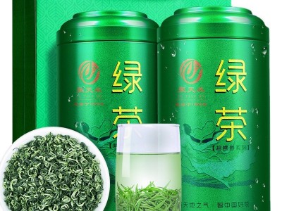 送茶具明前碧螺春绿茶 聚天禾2021新茶碧螺春浓香型茶叶250g罐装图4