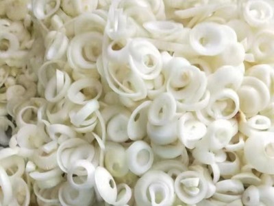 新鲜生洋葱圈 可以生吃的凉拌菜沾大酱脆甜多汁图3