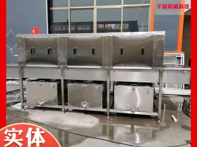 供应去油污连续式洗筐机 全自动周转筐清洗机 高压喷淋洗筐机图2