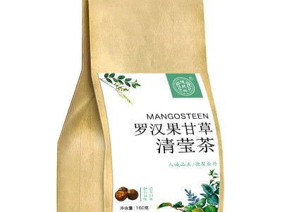 罗汉果甘草清莹茶160g枇杷叶胖大海菊花袋装袋泡茶代用茶 德聚兴图4