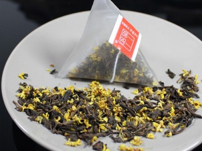 工厂批发草莓红茶桂花乌龙蓝莓红茶芒果乌龙尼龙三角袋泡茶包加工图3