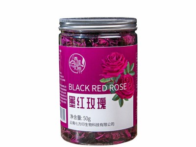 春城烟雨 墨红玫瑰 厂家批发 玫瑰花茶 云南重瓣玫瑰 花草茶 茶叶图5