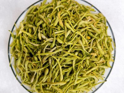 金银花带绒毛河南金银花 花茶散装批发 山银花 草茶 河南封丘茶叶图4