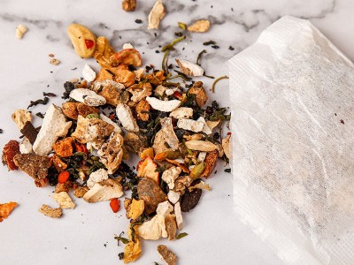 人参黄精五宝茶杜仲雄花枸杞茶黄精桑葚玛咖茶男人茶八宝茶袋泡茶图4
