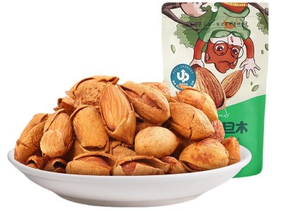 【三只松鼠_手剥巴旦木120g】零食坚果炒货干果巴达木扁桃仁图4