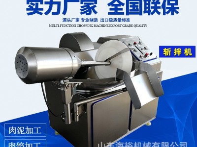 批发大型高速变频斩拌机 多功能鱼丸红肠斩拌机械 ZB80肉馅斩拌机图5
