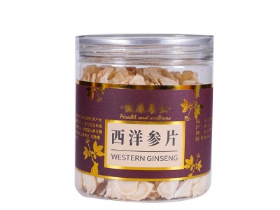 东北特产西洋参片西洋参切片非加拿大花旗参片参段打粉花旗参含片图5