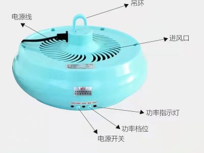 养殖用温控保温灯仔猪用小鸡鹦鹉育雏取暖灯遥控暖风机爬宠加热灯图3