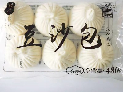 扬州特产东园小馆80克*6只三丁包青菜包早餐面点松子烧卖淮扬特色图2