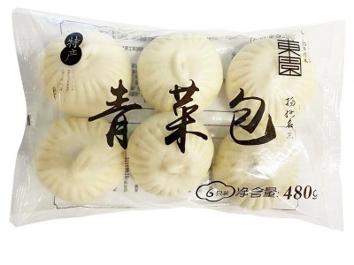 扬州特产东园小馆80克*6只三丁包青菜包早餐面点松子烧卖淮扬特色图3