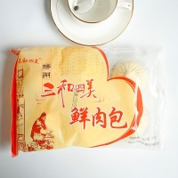 扬州特产三和四美鲜肉包袋装300g速冻包子早餐小吃面食点心冷冻熟